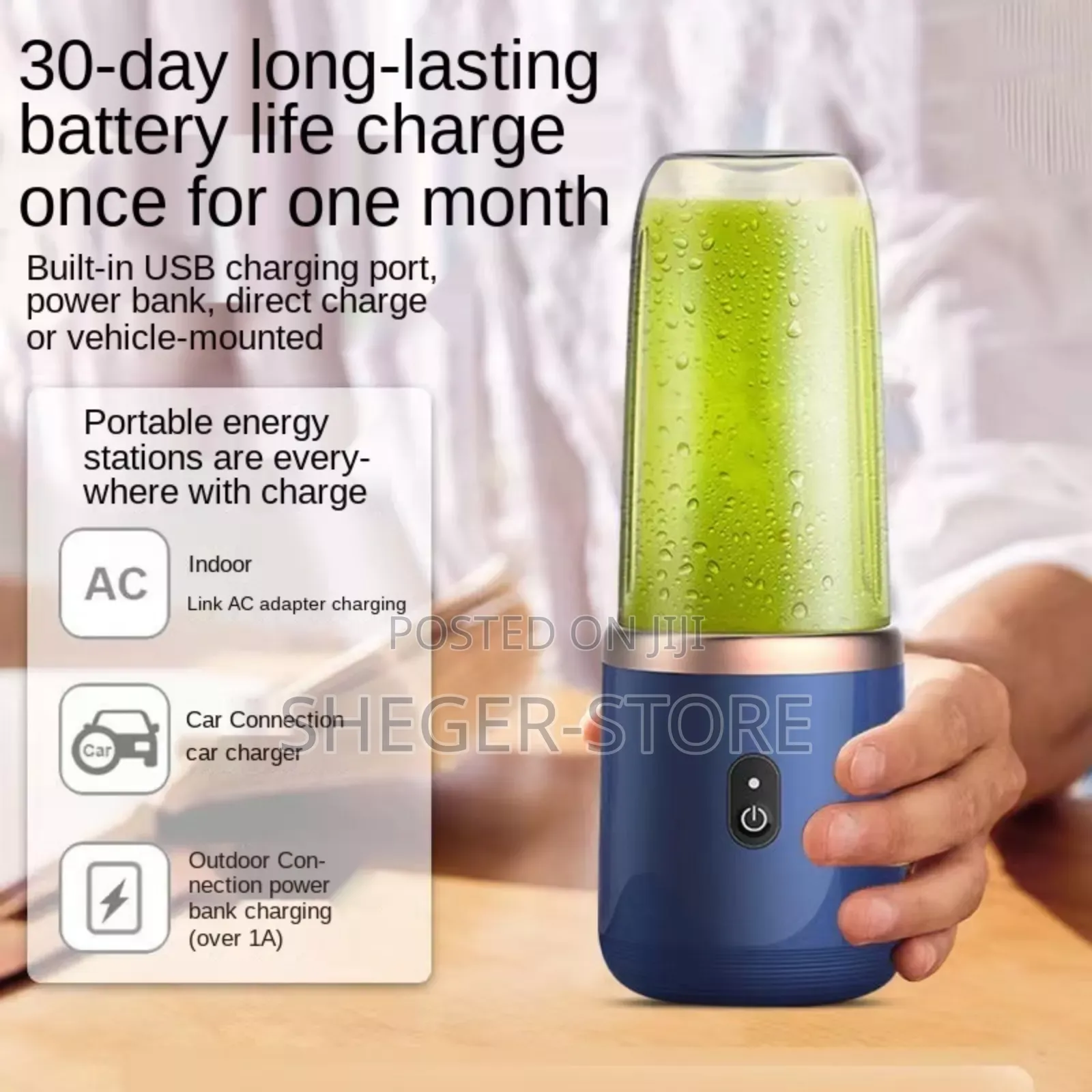 Orginal Charging and Portable Juicer (22,000rpm)