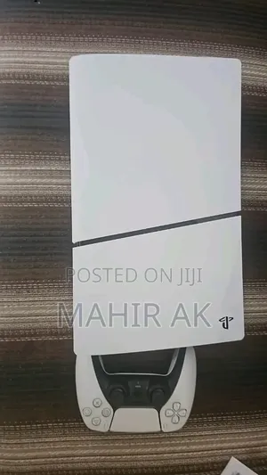 Photo - Palystation 5 Slim Disk Version With Orginal Joystik