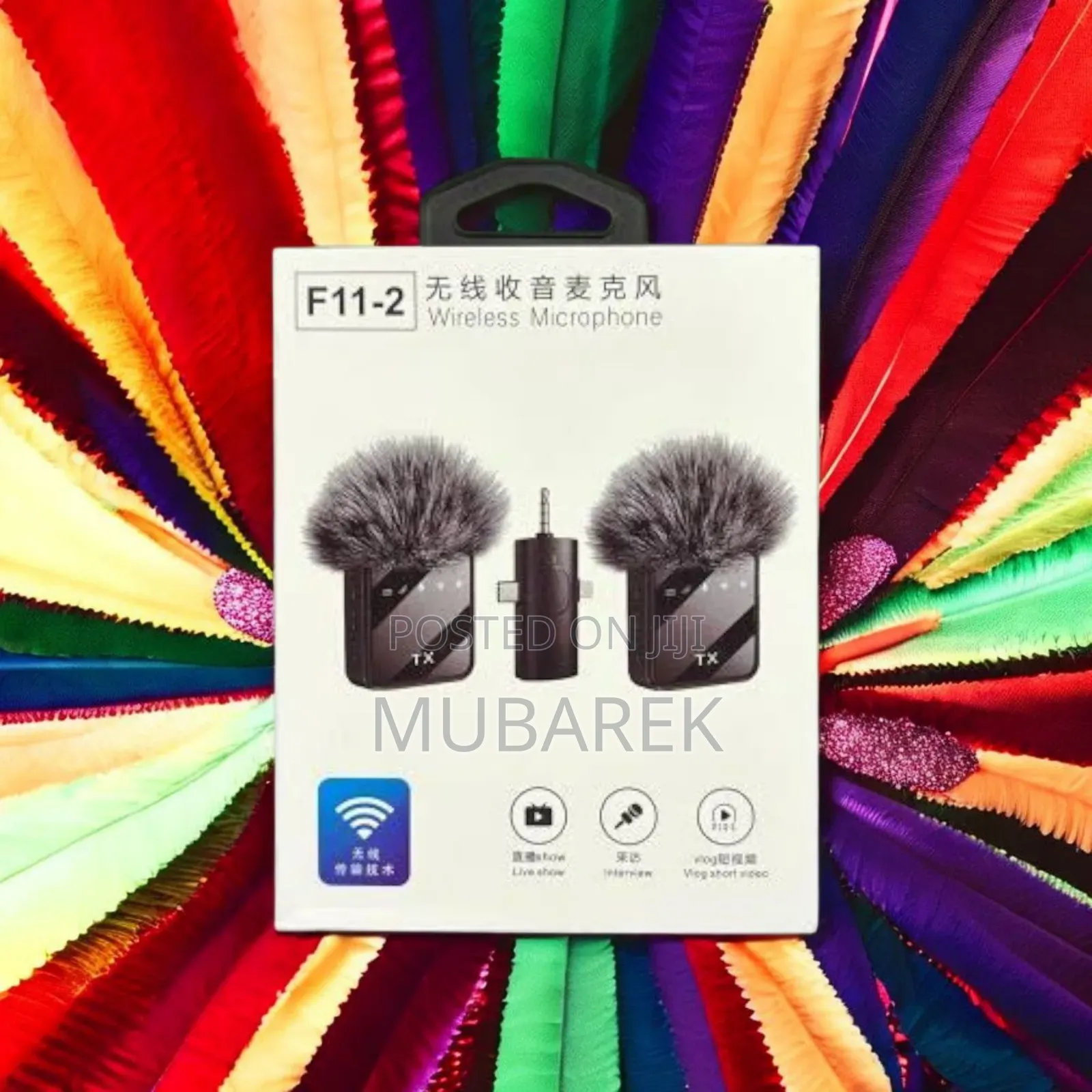 F11-2 Wireless Microphone: Best for Interviews and Talks