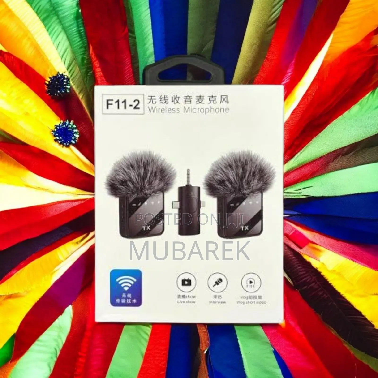 F11-2 Wireless Microphone: Your Voice, Amplified Clearly