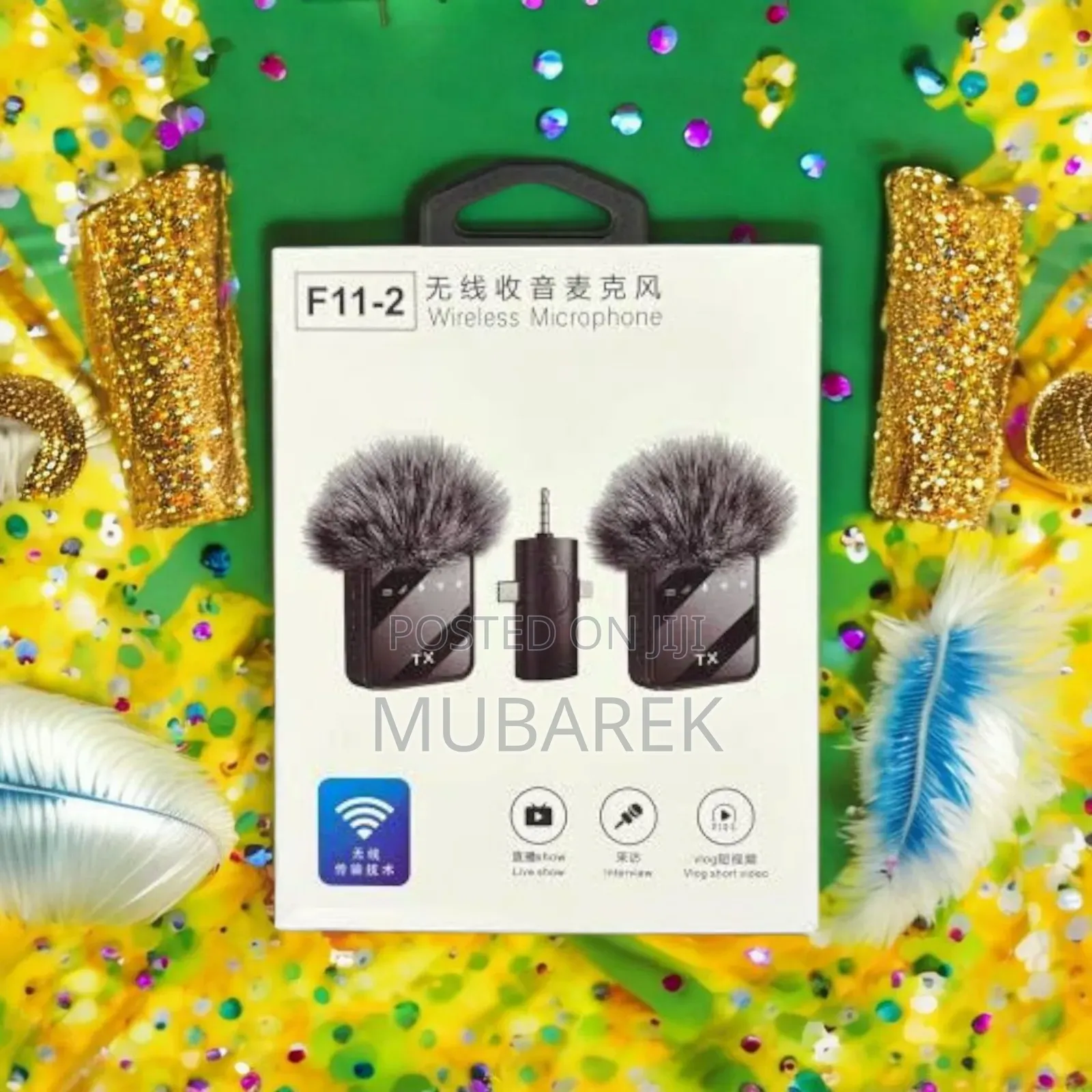 F11-2 Wireless Microphone: Power and Portability Combined