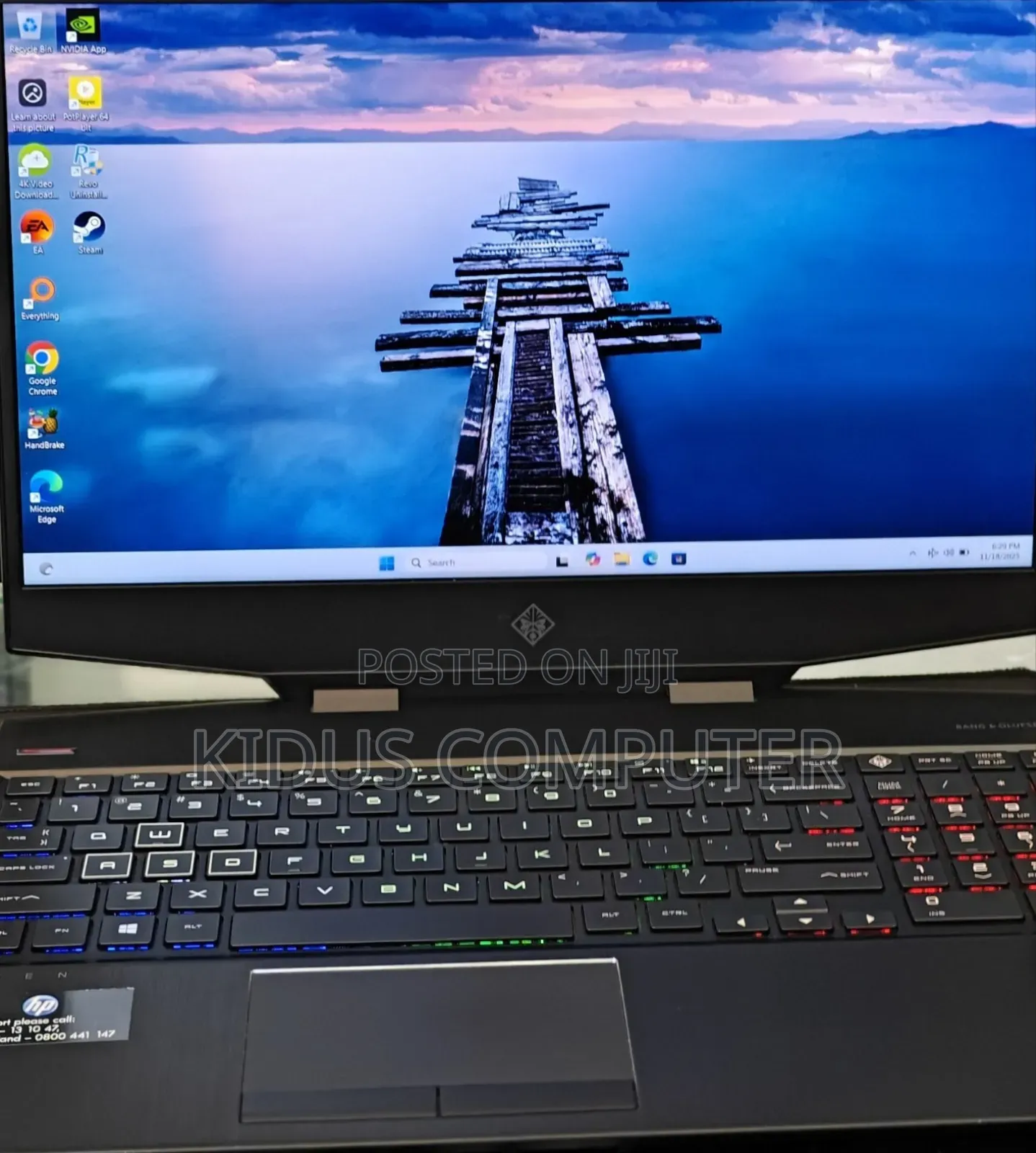 New Laptop HP Omen 15 16GB Intel Core I7 SSD 256GB