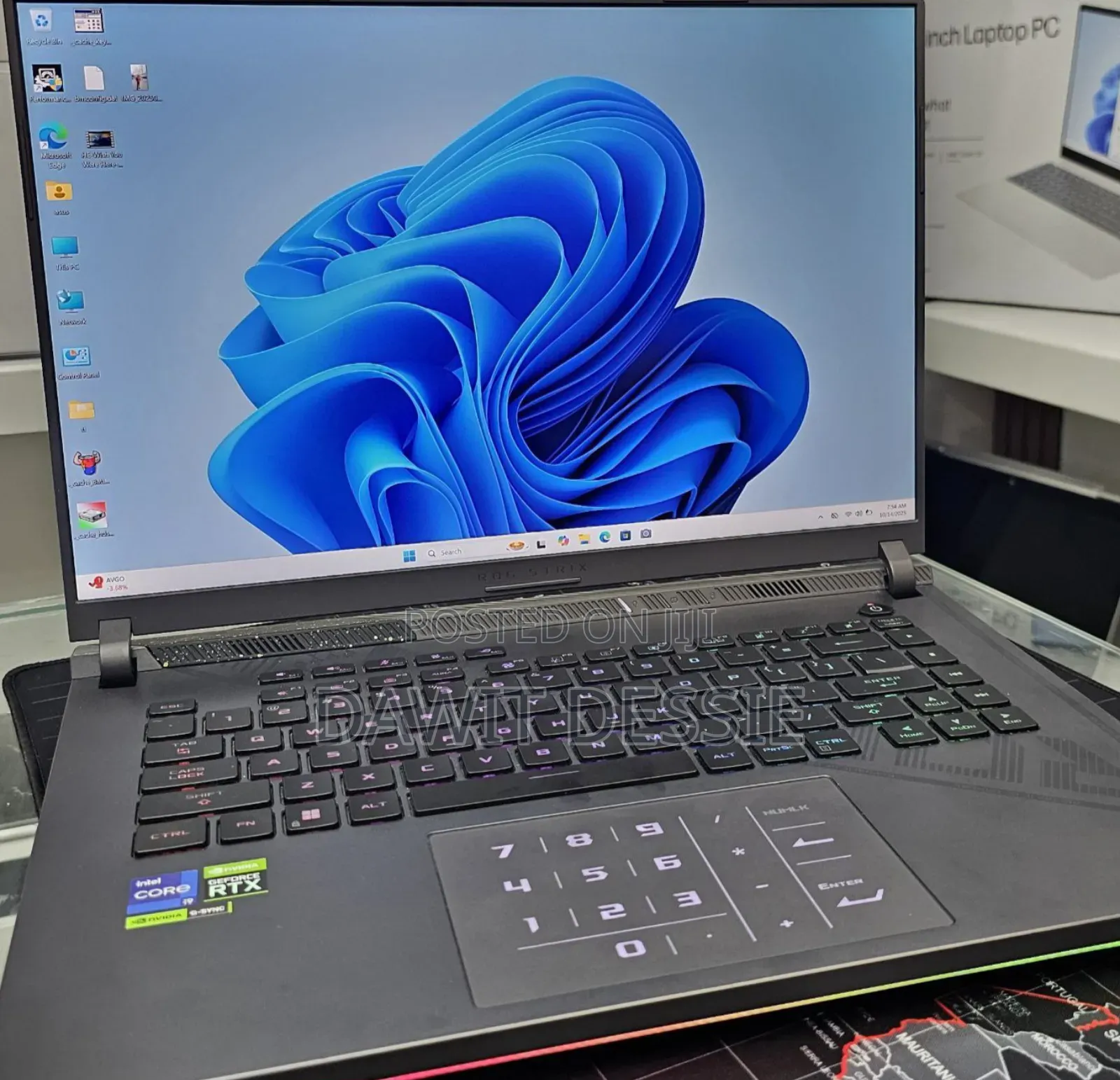 New Laptop Asus 16GB Intel Core I9 SSD 1T