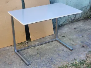 Photo - C Shaped Study Table 100 × 60 Cm ** Free Delivery Included **