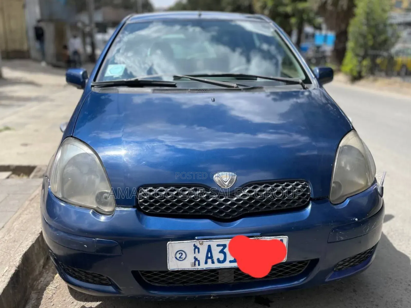 Toyota Vitz 1.0 FWD 3dr 2002 Blue