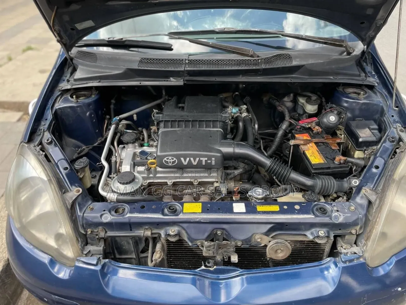 Toyota Vitz 1.0 FWD 3dr 2002 Blue