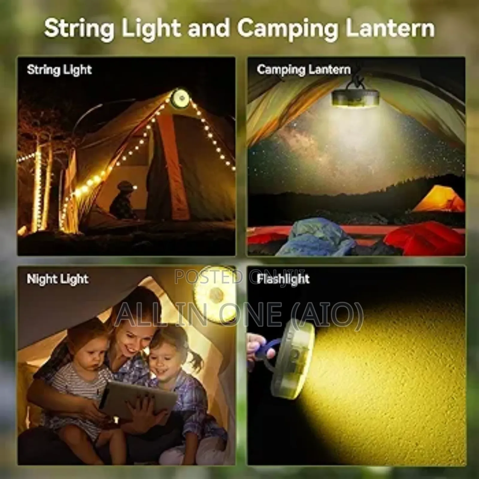 Multi Functional String Light Is a Multi Functional Camping Lights