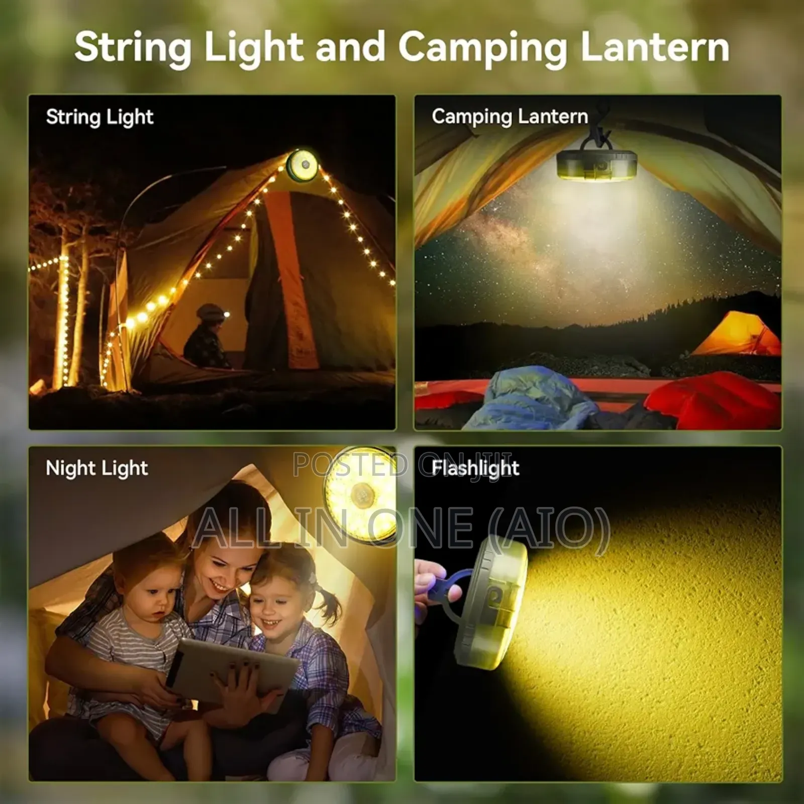 Multi Functional String Light Is a Multi Functional Camping Lights