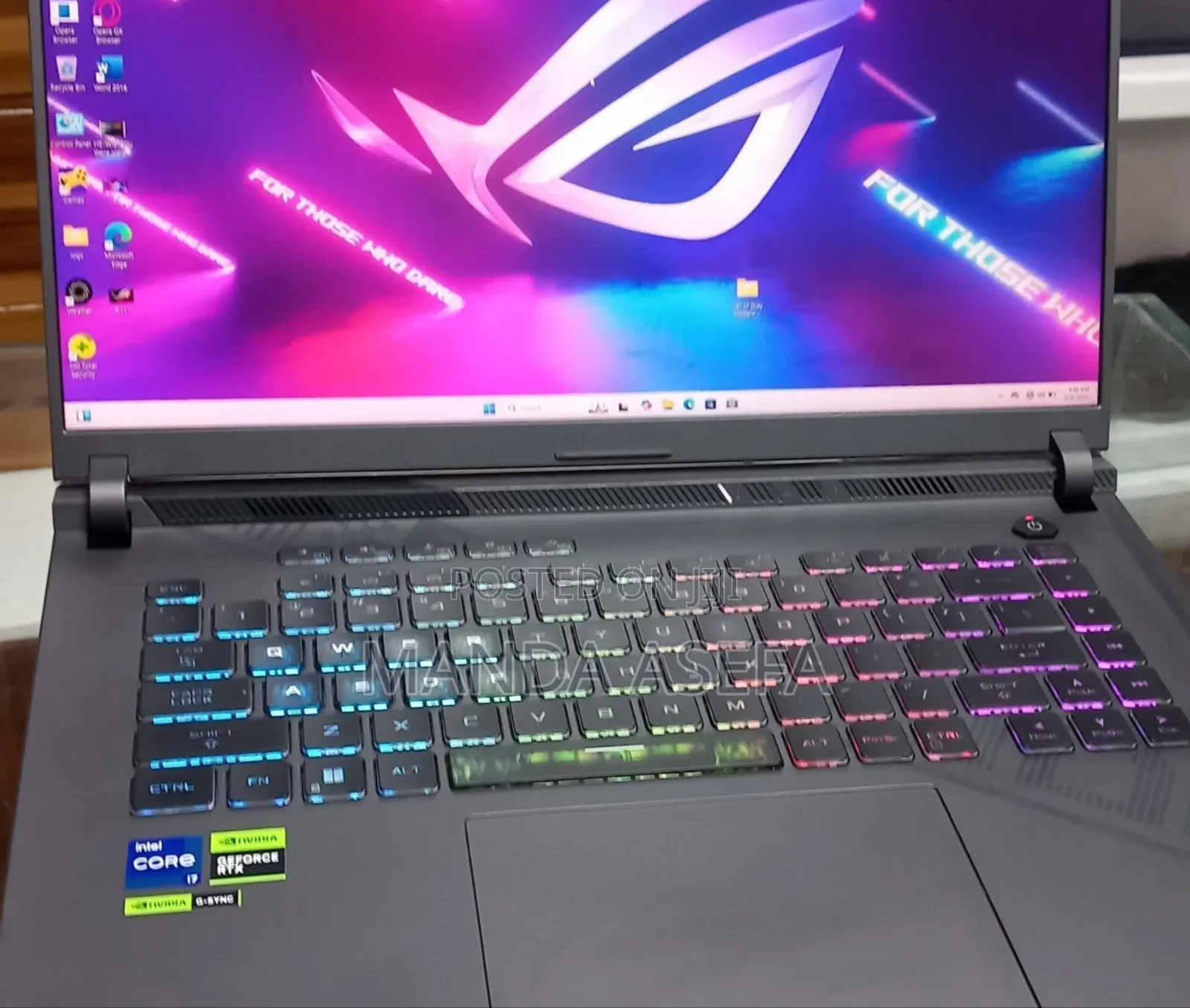 New Laptop Asus ROG Strix G16 G614 16GB Intel Core i9 SSD 1T