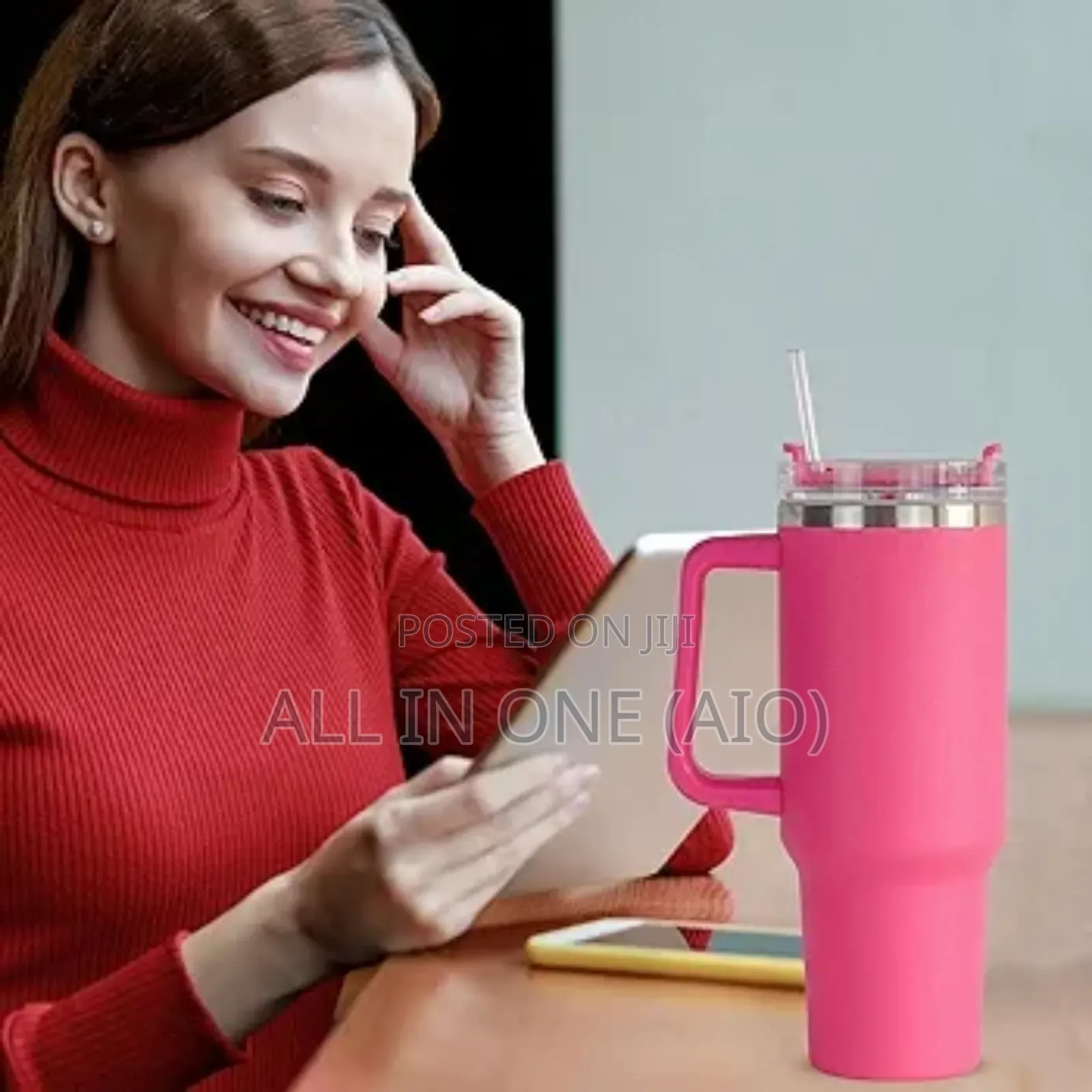 Portable Car Straw Coffee Insulation Cup