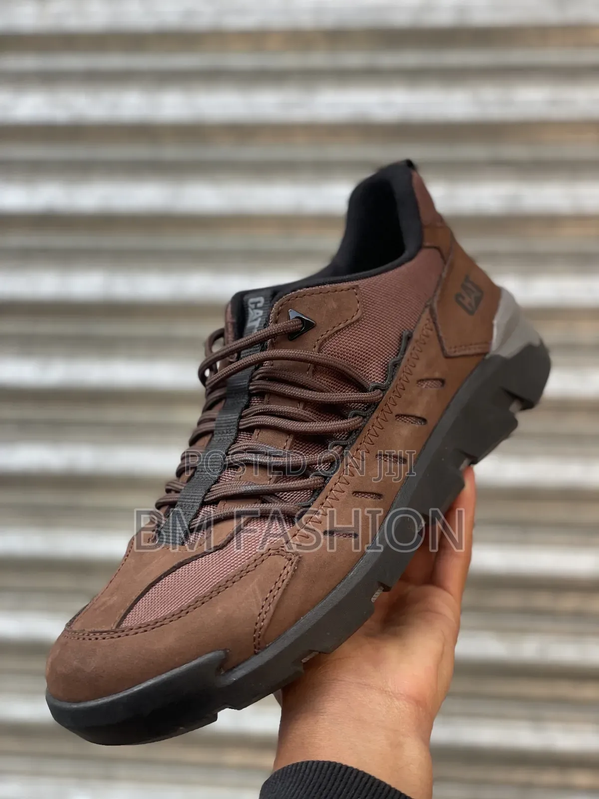 Brown Cat Rugged Sneakers