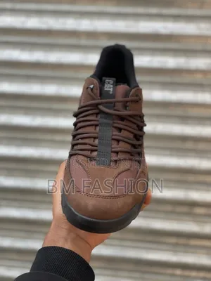 Brown Cat Rugged Sneakers