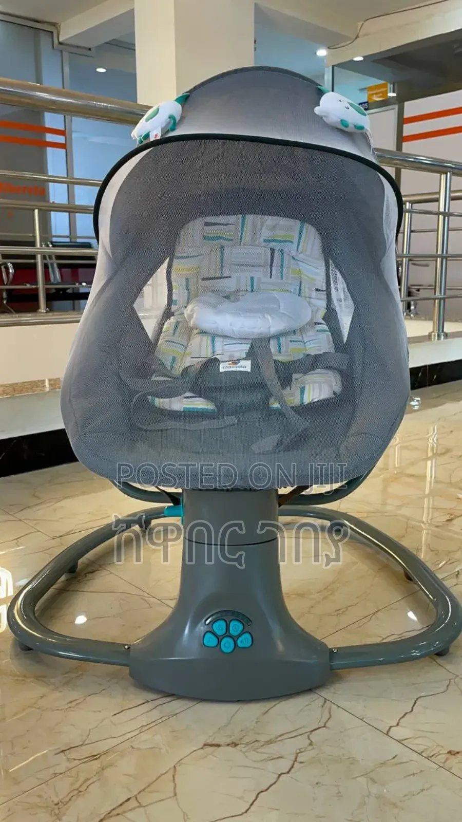 Mastela 3-in-1 Deluxe Electric Baby Seat Swing/Rocker