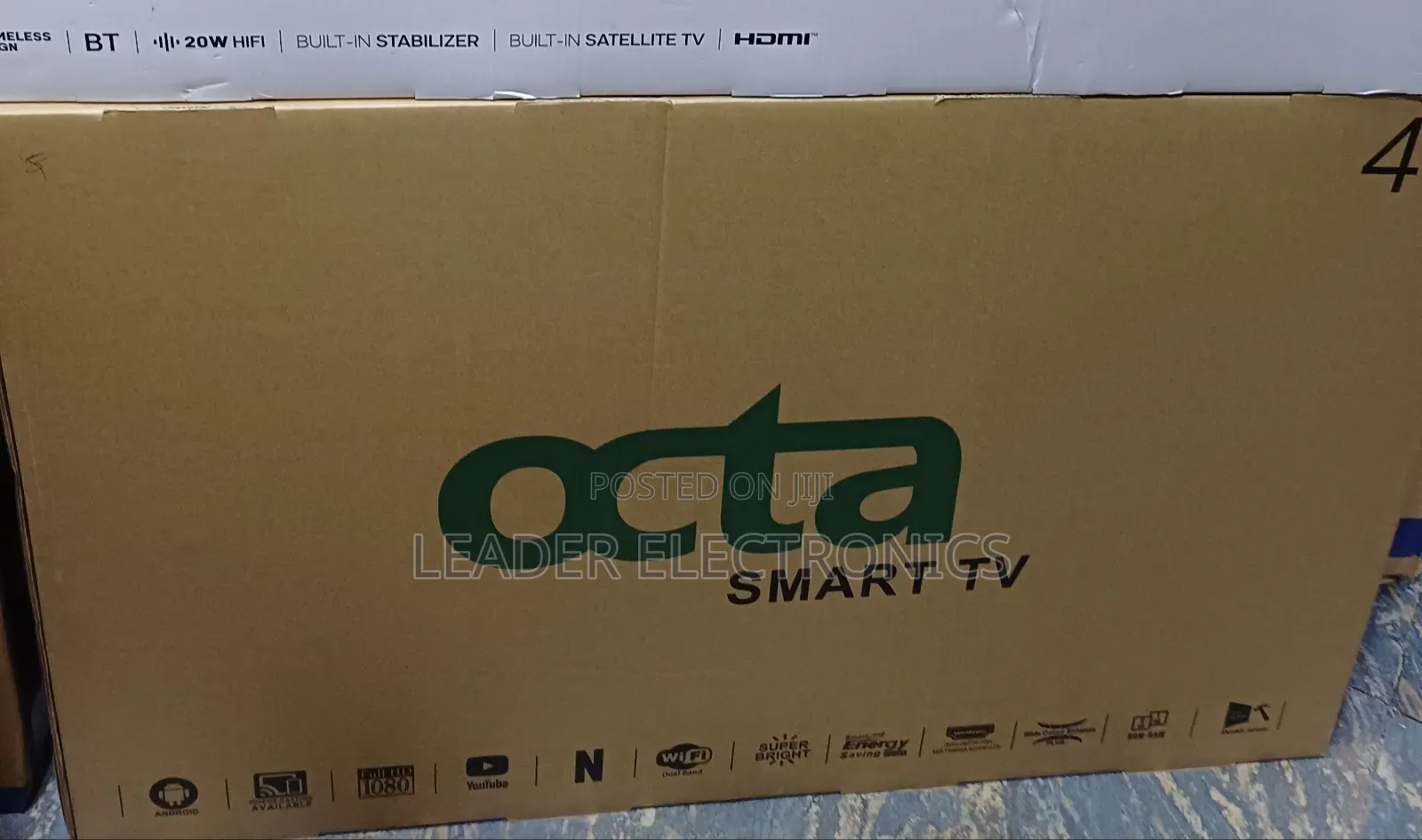 “Octa 43'' Android Smart Tv 2025 – Strong, Stylish Smart!”