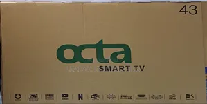 “Octa 43'' Android Smart Tv 2025 – Strong, Stylish Smart!”