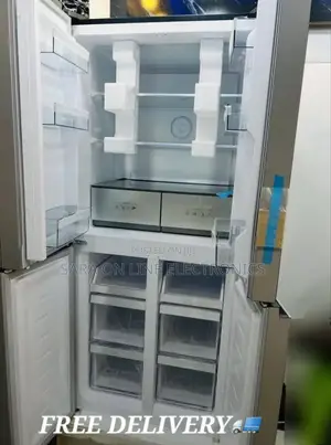 Lg 4doors Black Glass Orignal Refrigerator (10year Warranty)