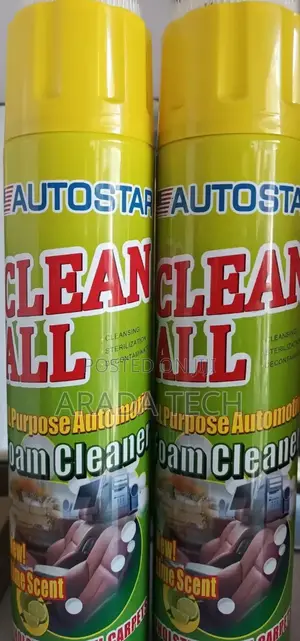 Autostar Clean All Multi-Purpose Foam Cleaner.