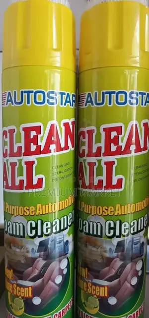 Autostar Clean All Multi-Purpose Foam Cleaner.