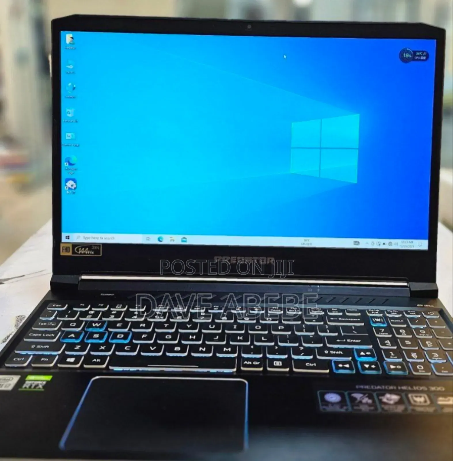 New Laptop Acer Predator Helios 300 16GB Intel Core I7 SSD 1T