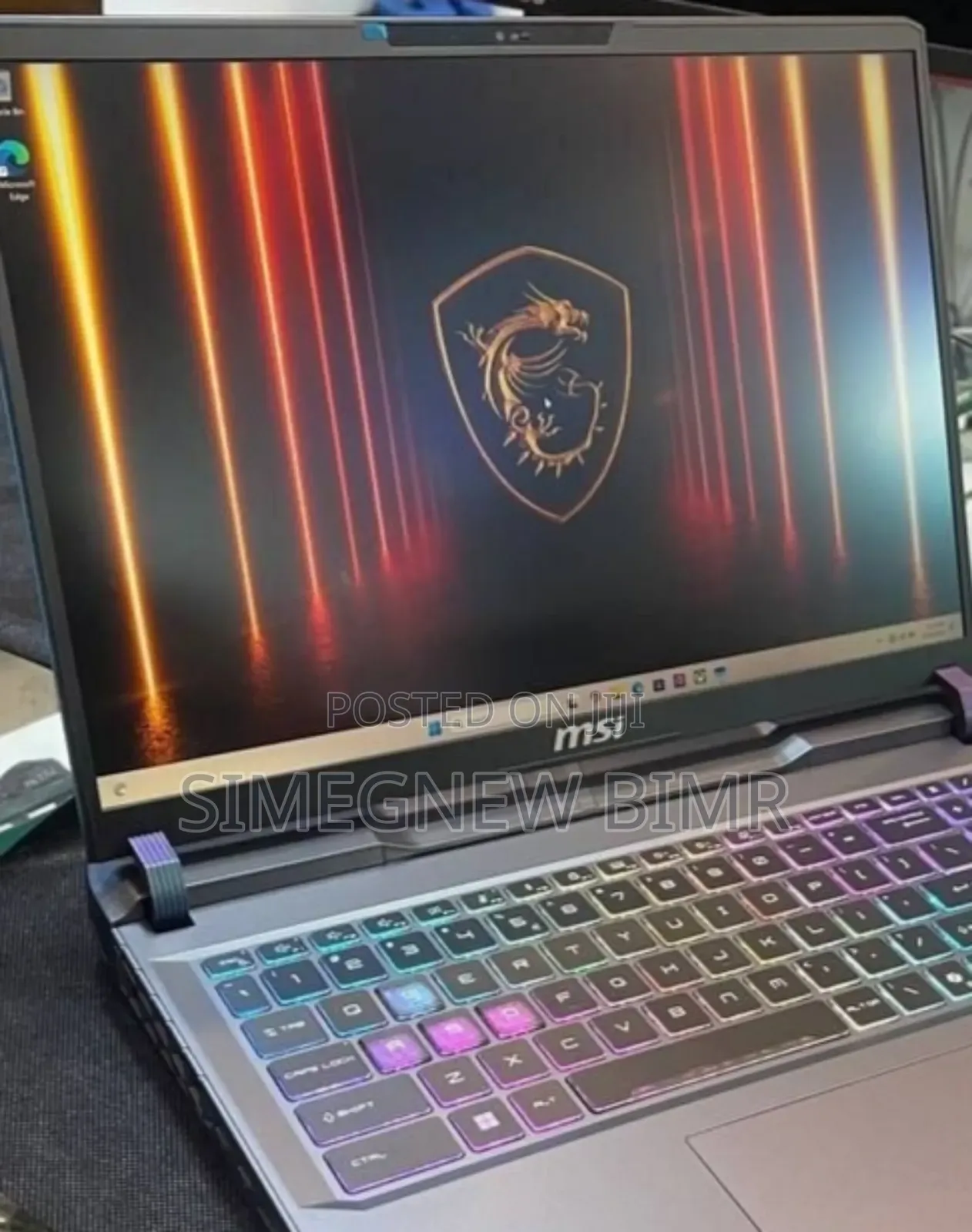 New Laptop MSI Vector 16 HX AI A2XWIG 16GB Intel Core Ultra 7 SSD 1T