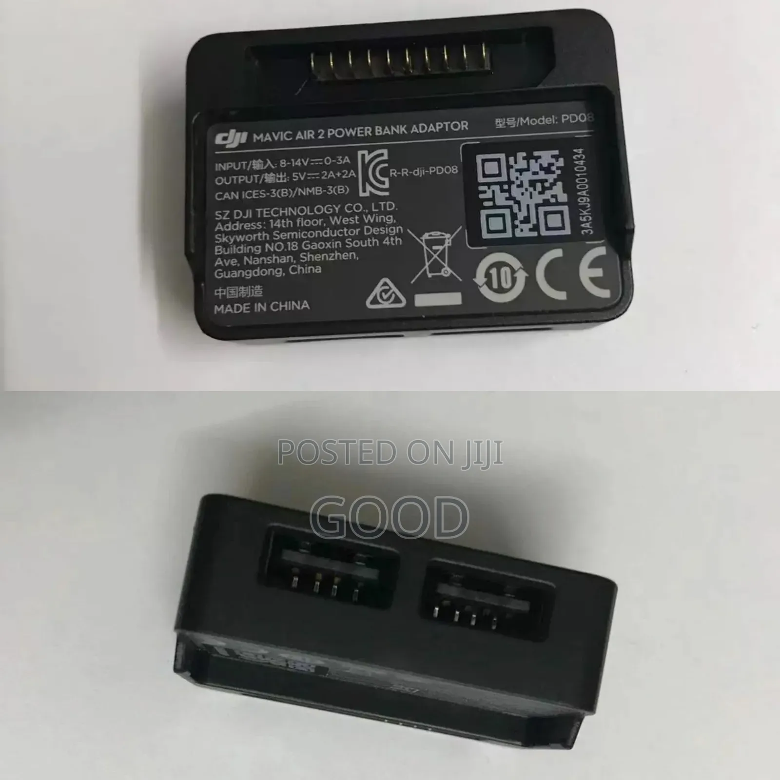 Dji Air 2s Drone Battery to Power Bank Adapter