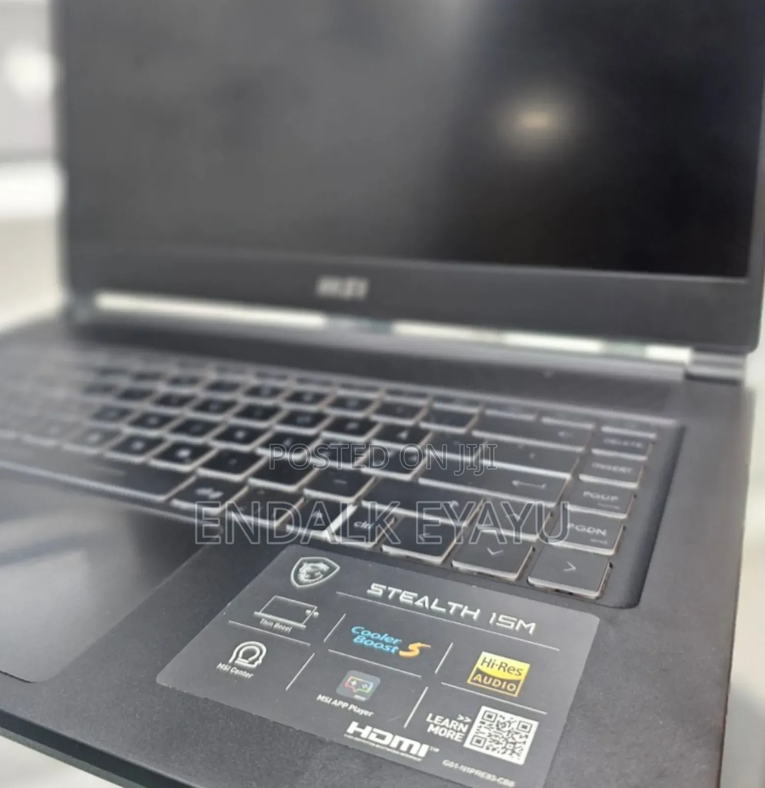 New Laptop MSI 16GB Intel Core I7 SSD 1T