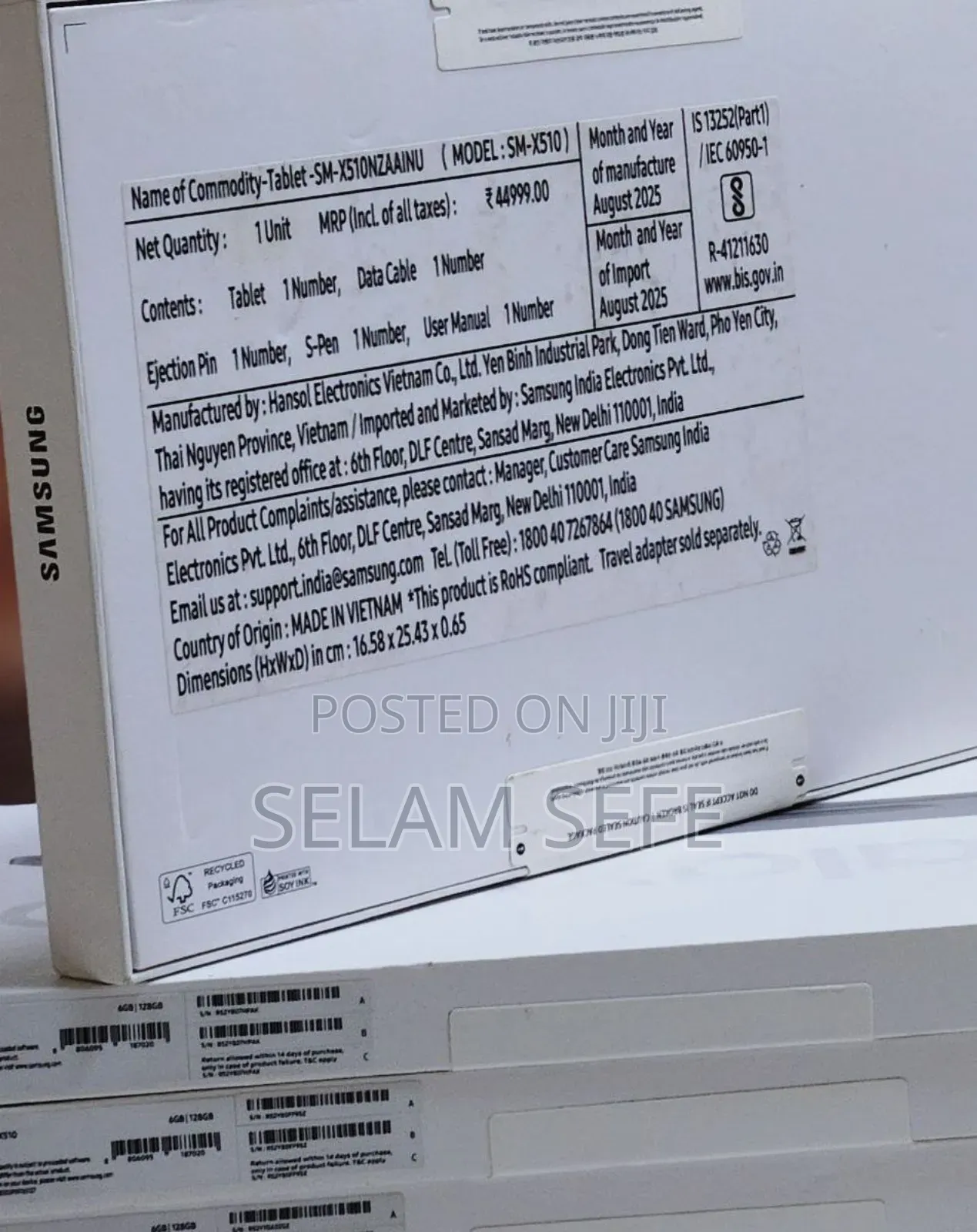 New Samsung Galaxy Tab S9 FE 128 GB