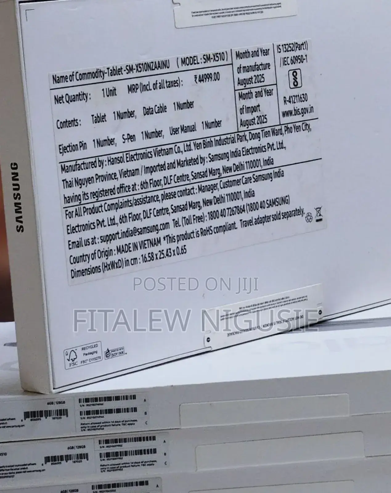 New Samsung Galaxy Tab S9 FE 128 GB