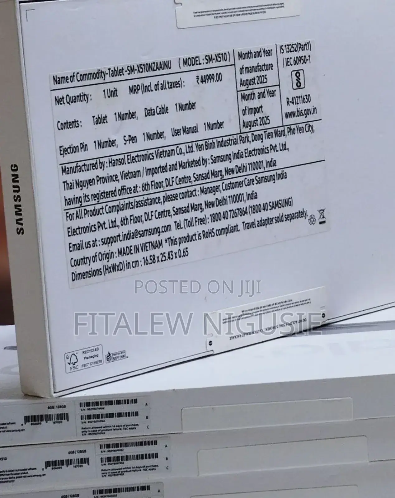New Samsung Galaxy Tab S9 FE 128 GB