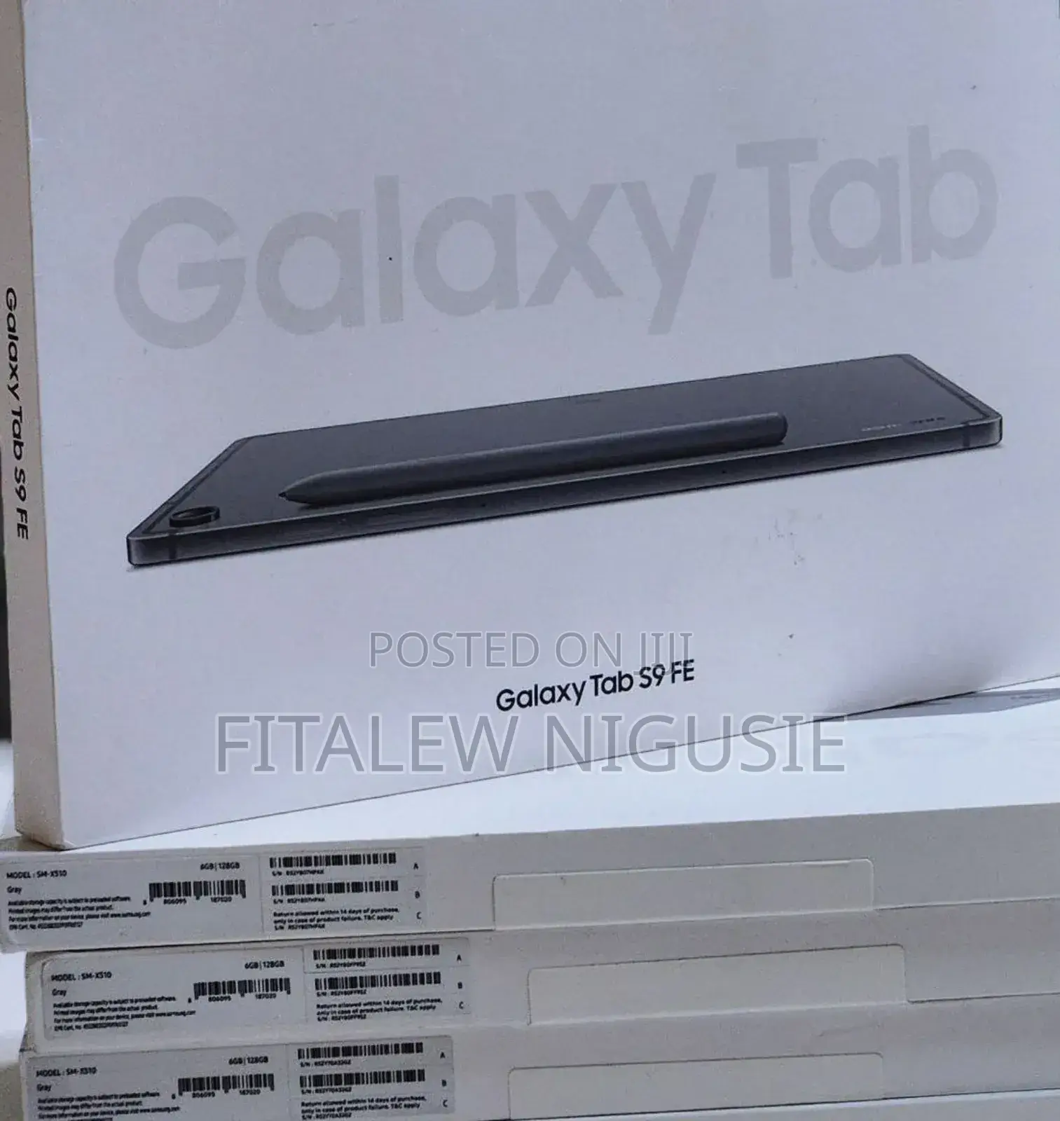 New Samsung Galaxy Tab S9 FE 128 GB