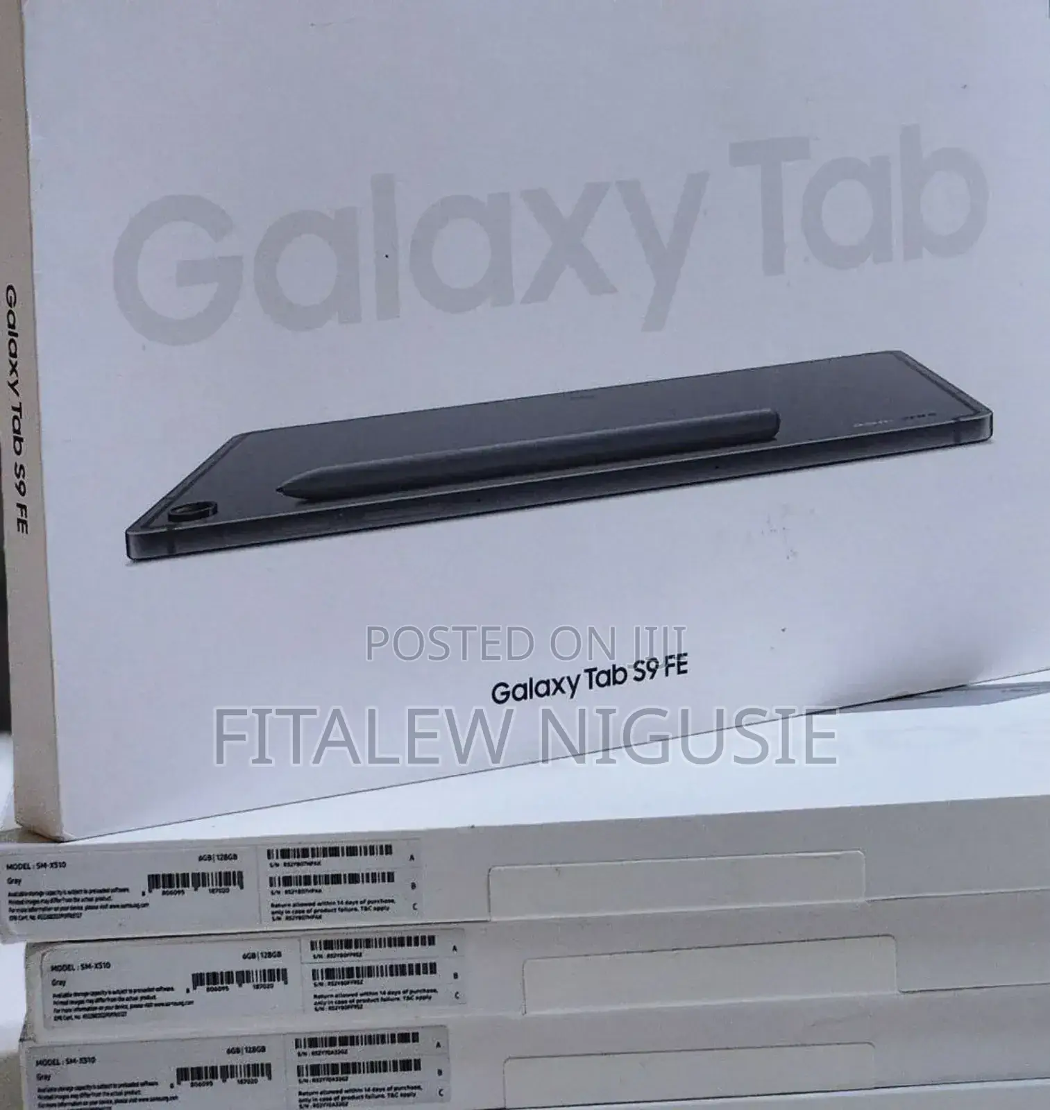 New Samsung Galaxy Tab S9 FE 128 GB