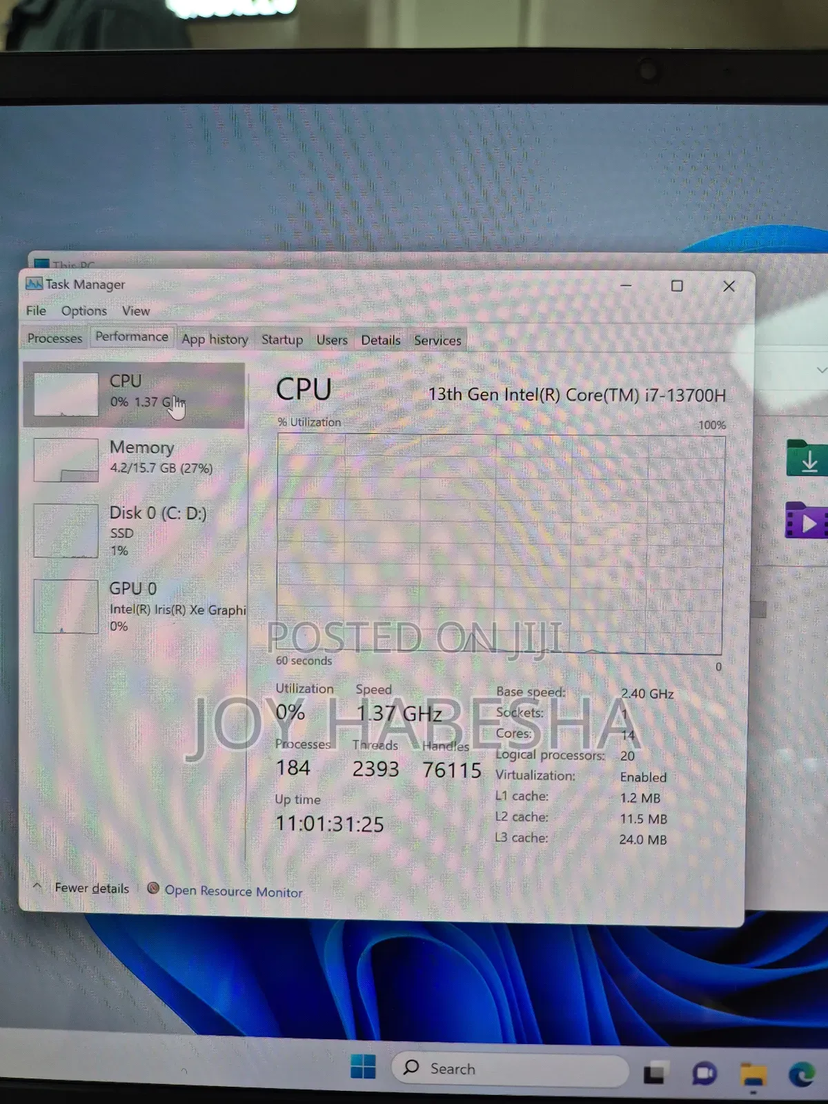 New Laptop HP Pavilion 14 16GB Intel Core I7 SSD 1T