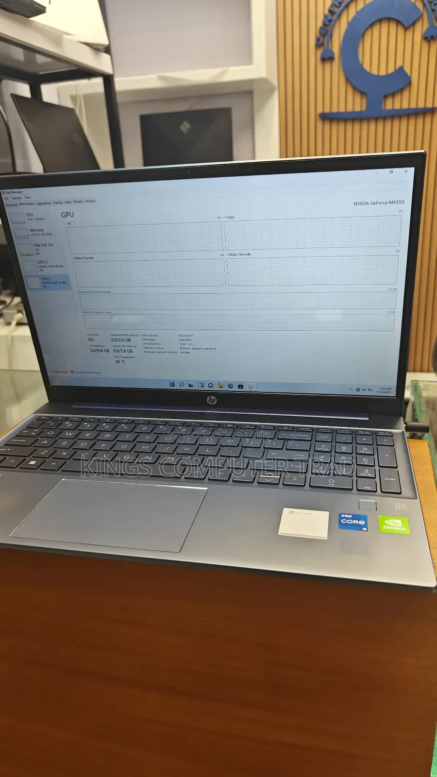 New Laptop HP Pavilion 15 16GB Intel Core I5 SSD 512GB