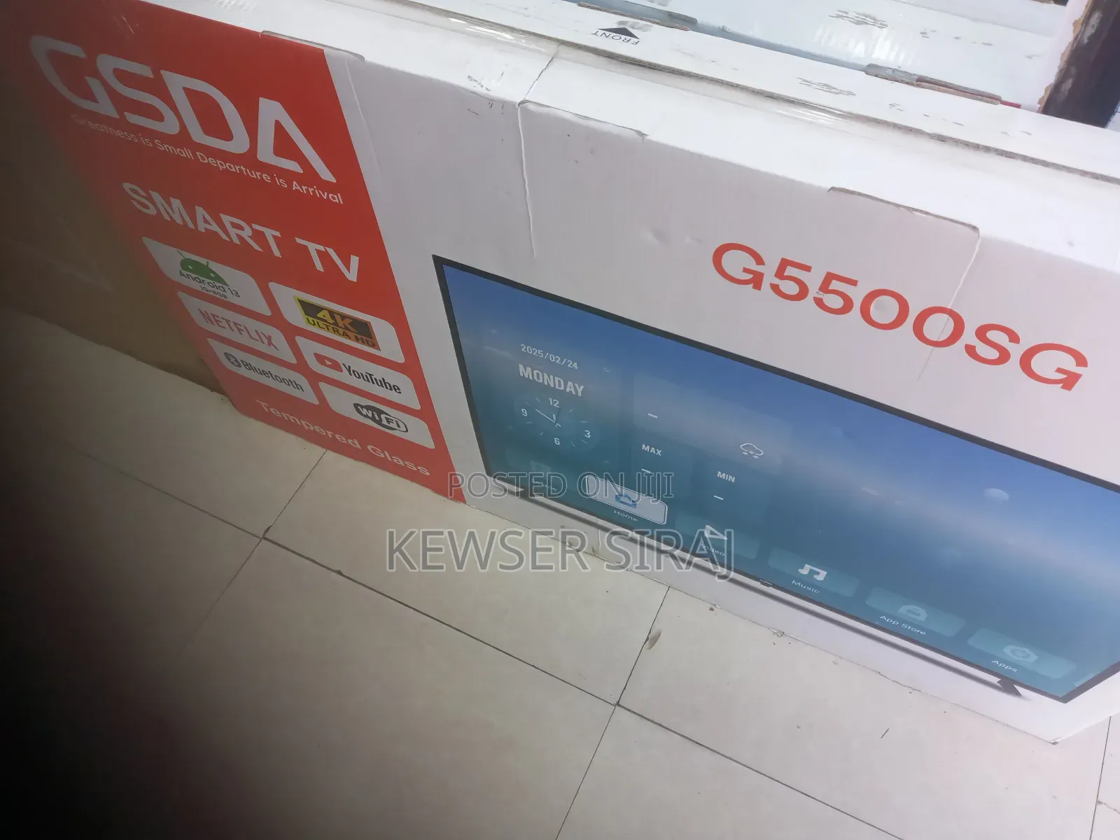 Gasda 55inch Tv Smart