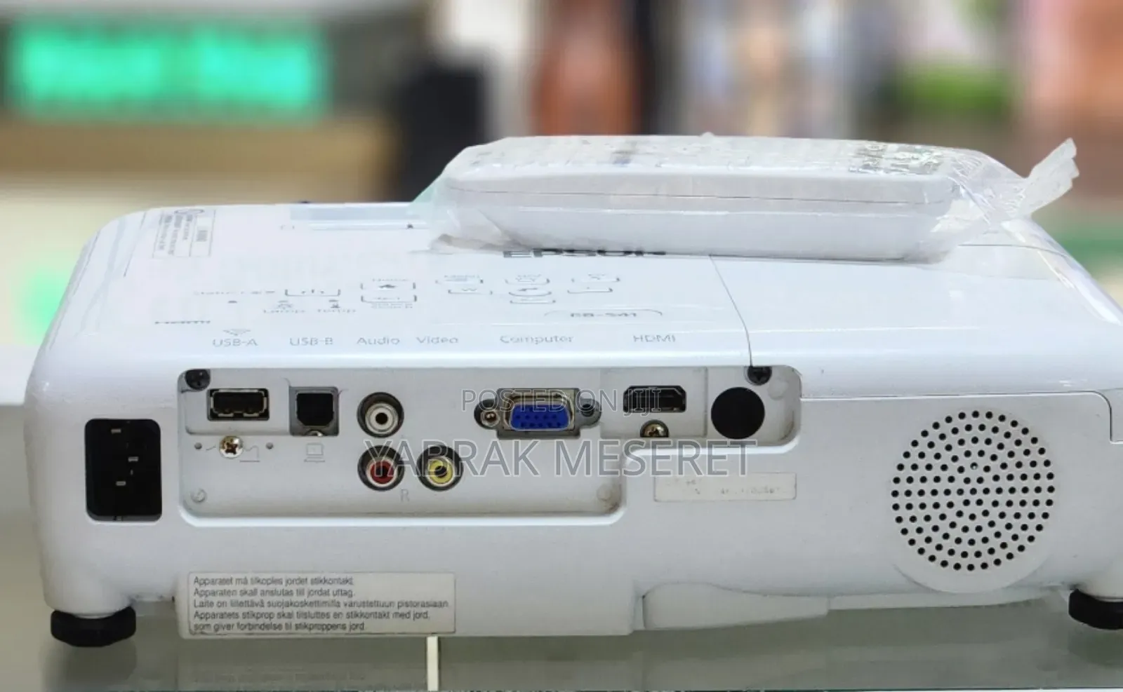 Epson Projector 
Model Name: Eb-S41
  Has Bag and Remot