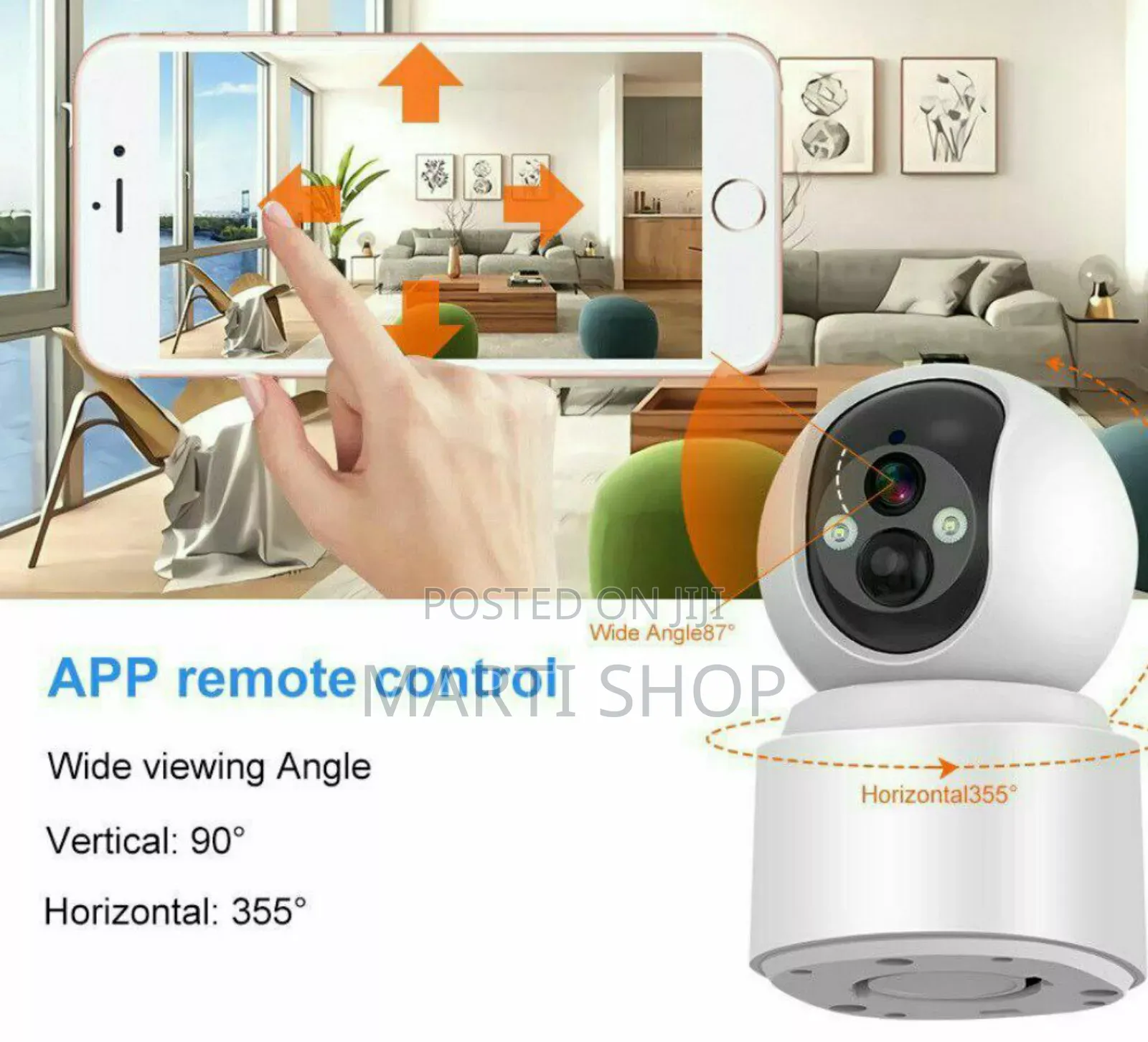 Rechargeable Sim Support 
Camera 