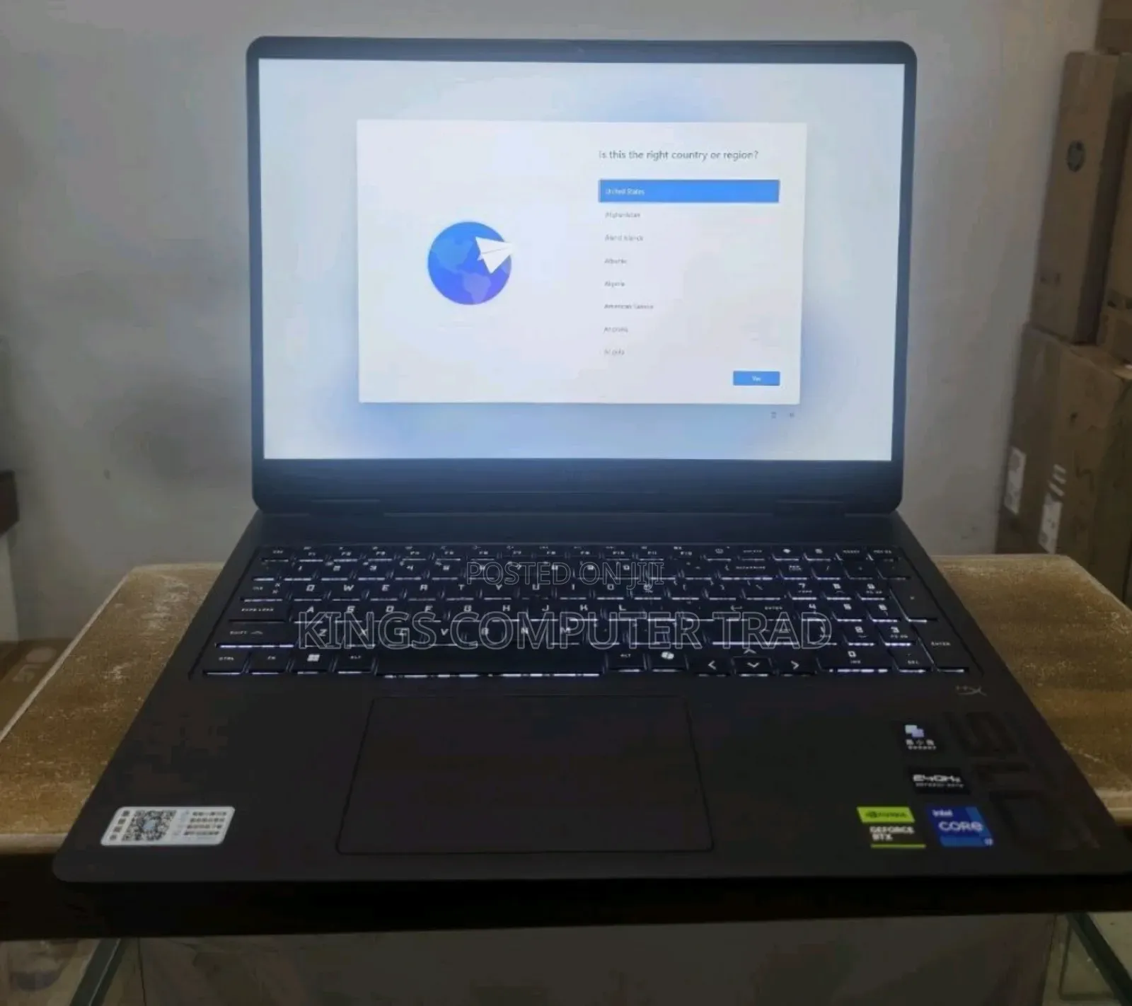 New Laptop HP Omen 16 16GB Intel Core I7 SSD 1T