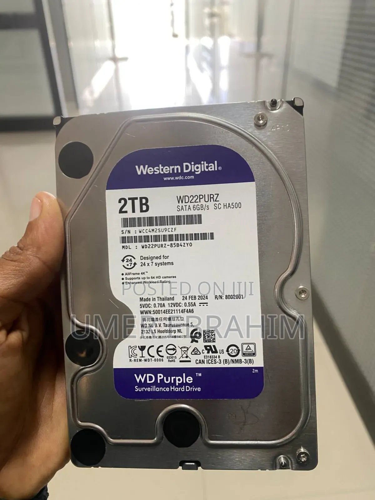 2tb Surveillnce Hard Drive