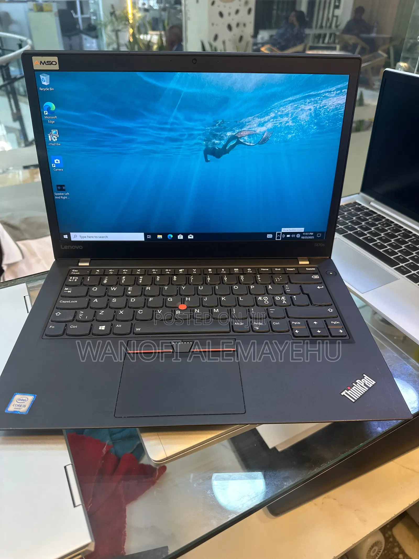 Laptop Lenovo ThinkPad T460 16GB Intel Core I7 SSD 512GB