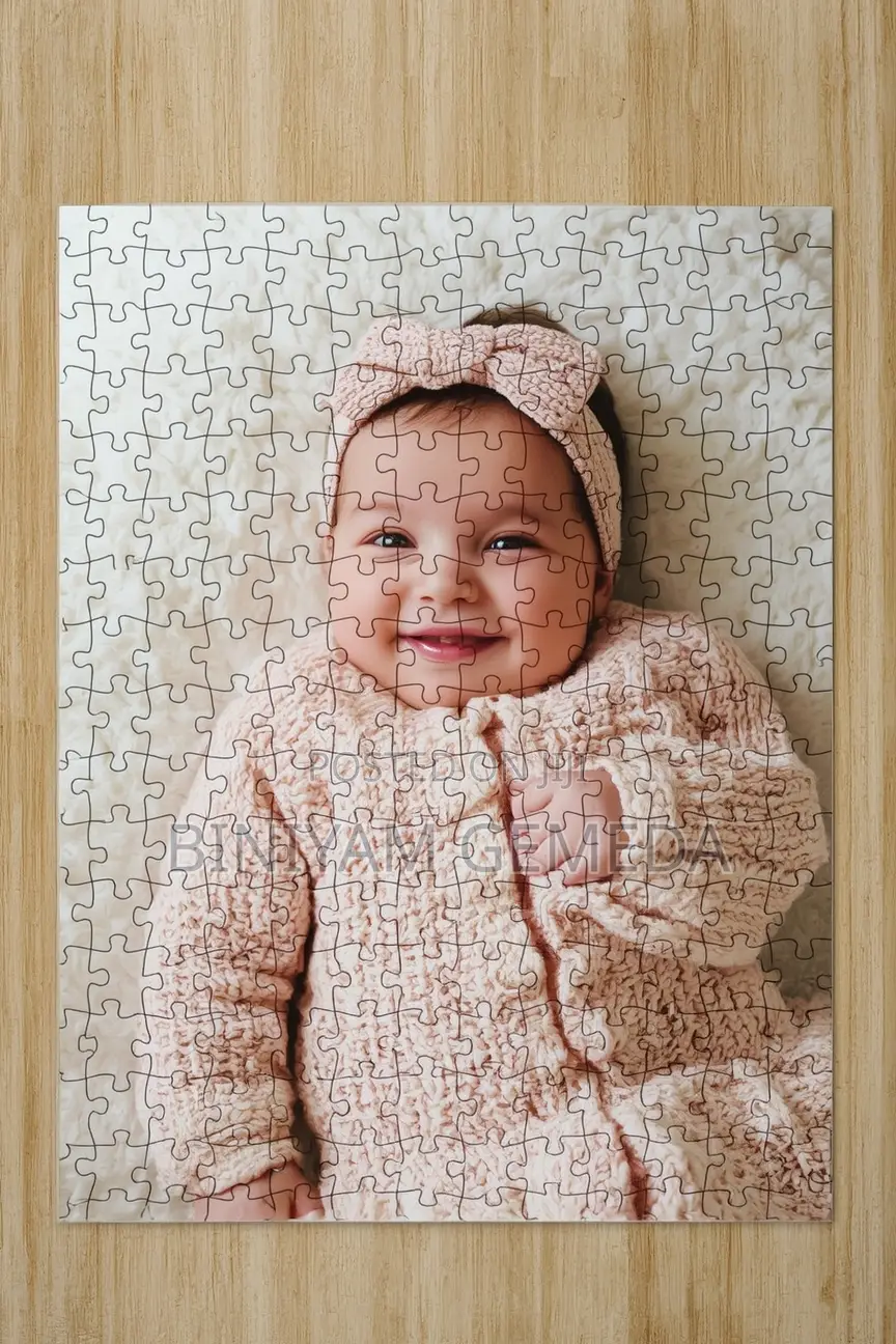 Puzzle ( በራስዎ ፎቶ ) (A4 )