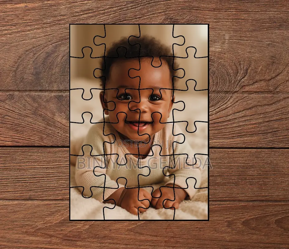 Puzzle ( በራስዎ ፎቶ ) (A4 )