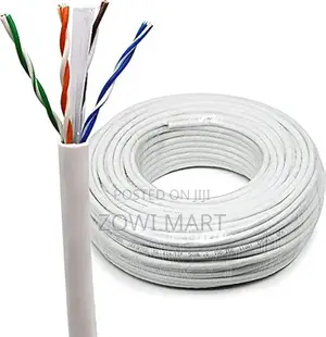 ክሪምፕ ያልተደረገ 1m የcat 6 Lan ኢንተርኔት ኬብል