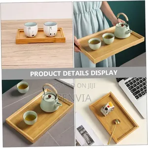 Bamboo Pallet Food Tray-3-pcs
