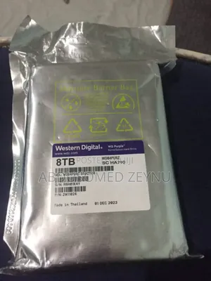 8tb Original & High Quality Wd Purple Surveillance Internal Hdd - 24/7