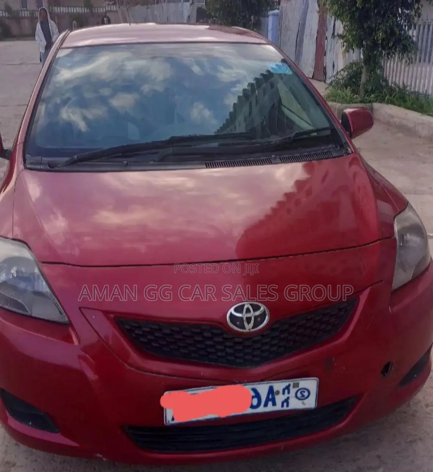 Toyota Yaris 2008 Red