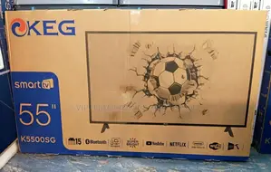 Keg 55 Inch Tv Smart Android 15.0 New 2025 Original Products Tv