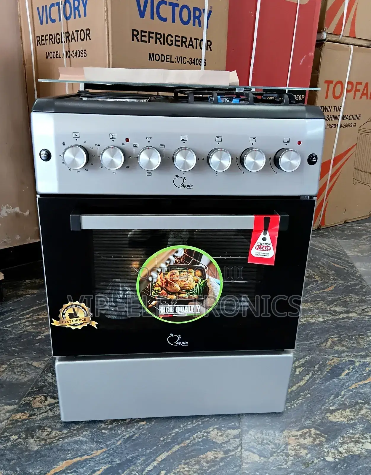 Apple Oven 60x60cm Freestanding Original Oven