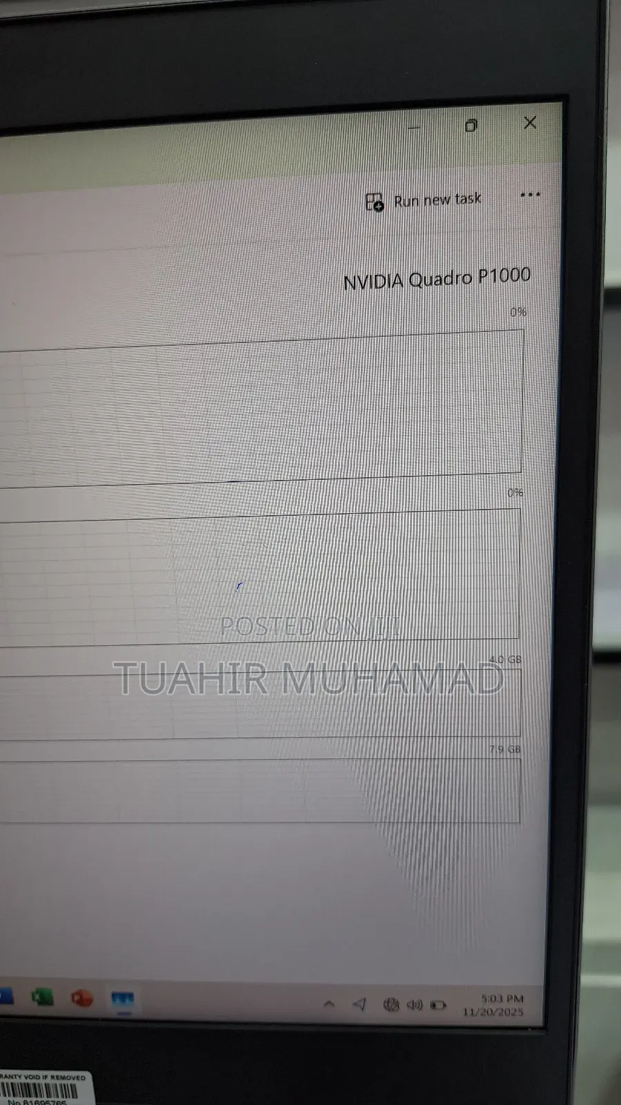 New Laptop HP Zbook Studio G7 16GB Intel Core I7 SSD 512GB