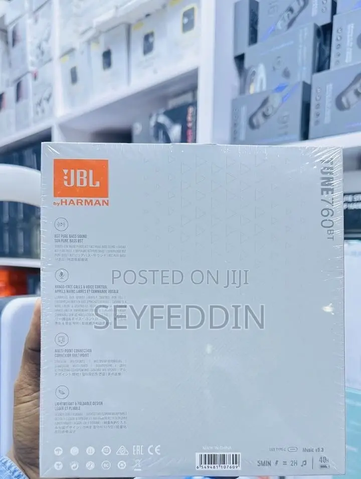 JBL Tune 760bt Pure Bass Wireless