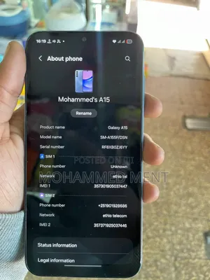 New Samsung Galaxy A15 128 GB Blue